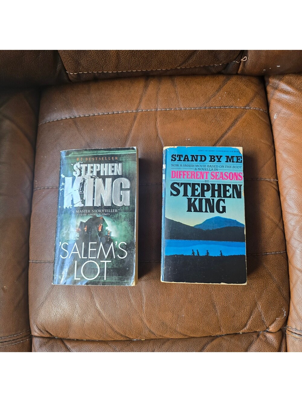 Vintage Stephen King Paperback Lot: 'Salem's Lot & Stand By Me